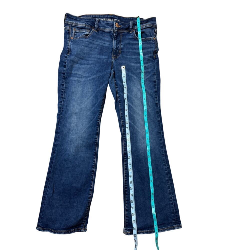 American Eagle Women's Denim Jeans/Pants Super Stretch 14P Short/ Slight flare